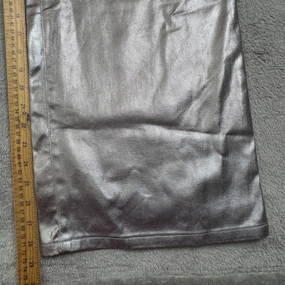 NWT Meshki Silver Women's Jeans‎ Size XXXL Wide Leg (W38in. x L29in.) BRAND NEW - Picture 7 of 14